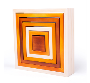 Bigjigs Toys Faltquadrate aus Holz